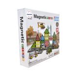 Mamido Mamido Magnetická stavebnica dopravné mesto 30 dielikov, 5x služobné vozidlá MT1438