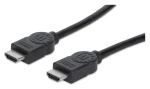 Manhattan High Speed čierna / HDMI kábel / HDMI (M) - HDMI (M) / 10 m / tienený / 340 MHz / 10,2 Gbit / s (322539)