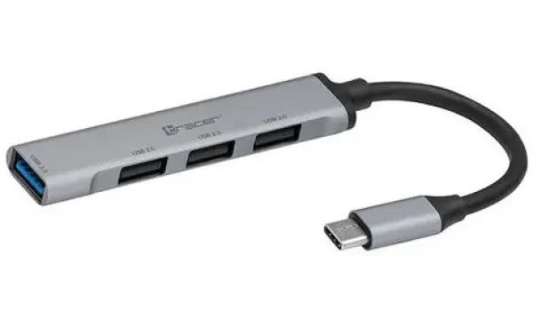 Tracer H40 / USB-C húb / 4 porty / hliníkové telo (TRAPOD46999)