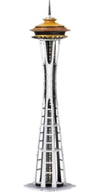 Metal Earth 3D puzzle Premium Series: Space Needle Svetová výstava roku 1962
