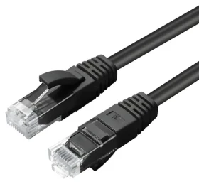 MicroConnect CAT6A U/UTP 1.5m čierna / Patch kábel / LSZH (MC-UTP6A015S)