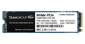 TeamGroup MP33 1TB / SSD / M.2 2280 / PCIe 3.0 NVMe / R: 1800 MBps / W: 1500 MBps / TBW 600TB (TM8FP6001T0C101)
