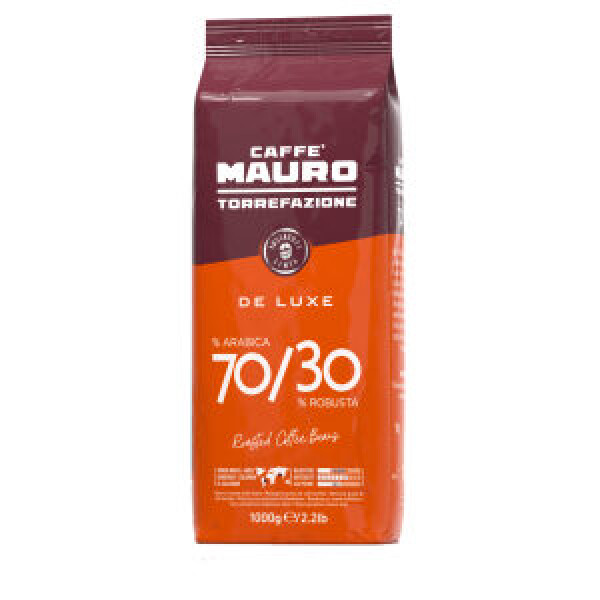 Mauro Caffé De Luxe 1 kg / Zrnková káva / 70% Arabica amp; 30% Robusta (8002530151124)