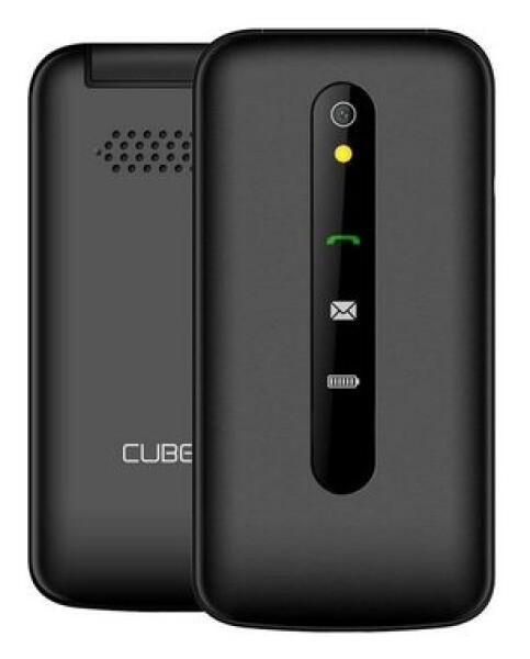 CUBE1 VF500 čierna / 2.8 / 1.3MPx / DualSIM / microSD / Bluetooth / FM / 3.5mm jack (VF500 BLACK)