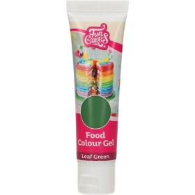 Gélová farba zelený list 30 g - FunCakes