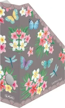 Herlitz Stojan na časopisy Ladylike Butterflies / Stojan na časopisy / A4 / vlnitá lepenka / viacfarebný (50043989)