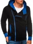 Ombre Hoodie B297 Black/Blue