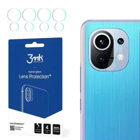 3mk Lens Protection pre XIAOMI Mi 11 5G / Sklo na fotoaparát / 4 ks / Hybridné sklo