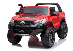 Mamido Detské elektrické autíčko Toyota Hilux 4x4 lakované červené