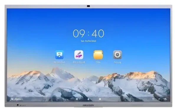HIKVISION Interaktívny dotykový panel 65" / Interaktívny dotykový panel / 4K / Android 13 / 8GB/128GB / 8 MP kamera (DS-D5C65RB/B (EDLA))