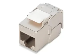 Digitus DN-93615-S sivá / Keystone modul / CAT6A / tienený / RJ-45 / LSA (DN-93615-S)