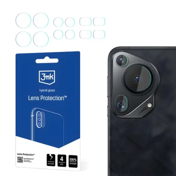 3mk Lens Protection pre Huawei Pura 70 Ultra / Sklo na fotoaparát / hybridné sklo