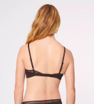 Dámske nohavičky GO Ribbed R Bralette - BLACK - black 0004 - SLOGGI BLACK M