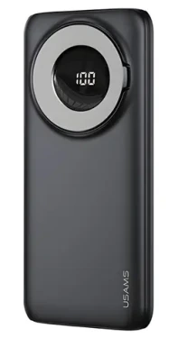 USAMS PB62 čierna / Powerbanka / 10000 mAh / MagSafe bezdrôtové nabíjanie / PD + QC 3.0 (10KCD17101)