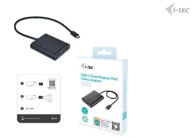 I-TEC USB-C Dual 4K/60Hz DP Video adaptér / Redukcia / 2× DisplayPort / 4K 60Hz / 8K 30Hz / USB-C (C31DUAL4K60DP)