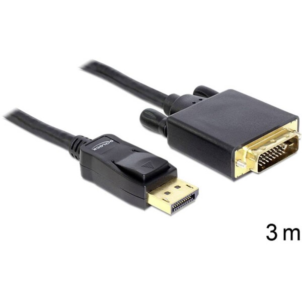 Delock DisplayPort DVI DisplayPort 82592 Kábel