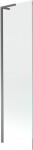 MEXEN/S - Next L vaňová zástena FIX 70 x 150, transparent, grafit metal 895-070-000-03-00-95
