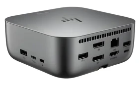 HP Thunderbolt 4 100W G6 / Dokovacia stanica / 1× TB4 / 2× DP 1.4 / HDMI 2.1 / 3× USB-A 3.2 / 2× USB-C 3.2 / RJ-45 2,5G (9X472UT#ABB)