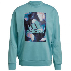 Pánska mikina uforu W GS3893 tyrkysová - Adidas L