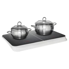 Medion LIFE MD18493 čierna / Dvojitá indukčná varná doska / 3500 W / 2x 20 cm / dotykové ovládanie (50079022)