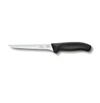 VICTORINOX Vykosťovací nôž Swiss Classic čierna / 15 cm / Hladké ostrie / Flexibilný (6.8413.15B)