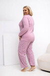 Pohodlné pyžamo pre plnoštíhly model 223304 Forever Pink 4XL