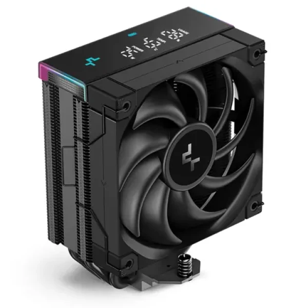 DEEPCOOL AK400 Digital Pro čierna / Chladič CPU / ARGB / 4× heatpipe / 120 mm ventilátor (R-AK400-BKAPMN-G)