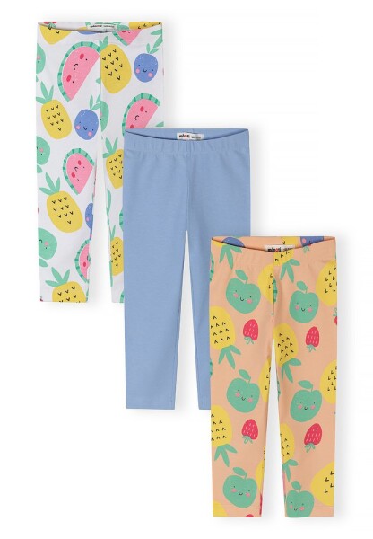 Dievčenské capri legíny 3pack Minoti 30LEGGING102 - 92/98 | 2/3let