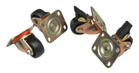Equip Kolieska pre rack Basic/DF čierna / Kolieska / otočná / výška 75 mm / sada 4 ks (EZW-2)