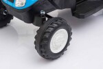 Mamido Detský elektrický traktor Swift s prívesom modrý