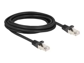 DeLock Kábel RJ-50 (M)-RJ-50 (M) 3 m čierna / Dátový kábel / S/FTP / 26 AWG (80189)