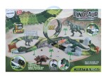 Mamido Mamido Závodná dráha Dinosauří svet 168 dielikov, 360°, LED autíčko