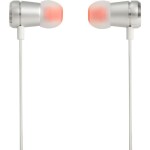 JBL T290 strieborná / slúchadlá s mikrofónom / 3.5mm jack / plochý kábel 1.2 m (JBLT290SIL)