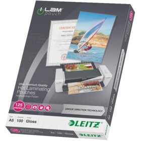 Leitz laminovacia fólia A5 125 micron lesklý 100 ks; 7493