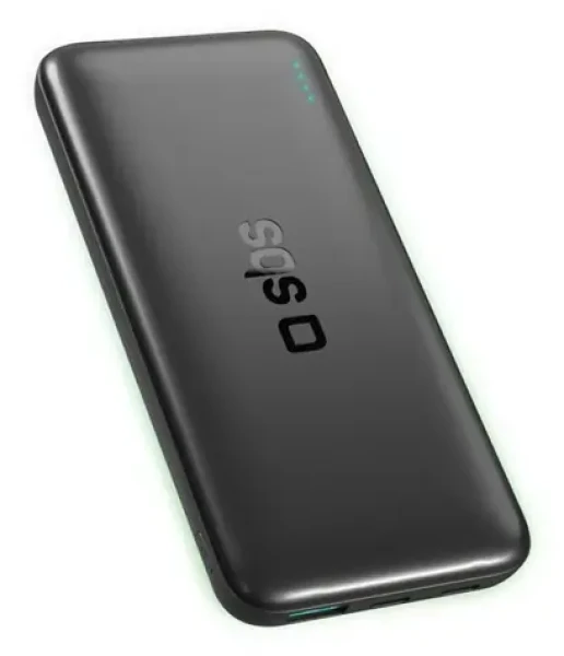 SBS Infinity Power Bank 10000 mAh čierna / Powerbanka / 10 W / LiFePO4 batéria / USB-A, USB-C