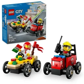LEGO® City 60458 Závodný balíček: Rozvoz pizze vs. hasičské auto