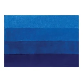 Spirella FOUR kúpeľňová predložka 55 x 65 cm modrá / polyester / protišmyková (7610583161727)