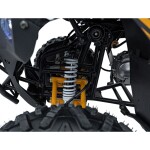 Mamido Detská benzínová štvorkolka RamiGO DISCOVERER 125CC čierno-oranžová