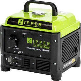 Zipper ZI-STE1100IV / Benzínový generátor elektriny / Nádrž: 4.2 l / 1300 W / Inventorová technológia / 1 x 230 V (ZI-STE1100IV)