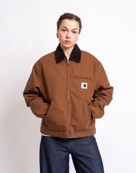 Carhartt WIP W' OG Detroit Jacket H Brown/Tobacco rinsed L