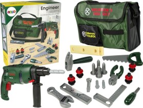 Inlea4Fun detské náradie v zelenej taške Engineer Toolkits