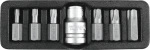 YATO YT-0416 / Sada bitov 7 ks TORX s otvorom (YT-0416)