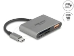 DeLock 91016 / Čítačka pamäťových kariet / USB-C / USB 3.2 Gen 2 / SD, microSD (91016)