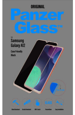 PanzerGlass Case Friendly Tvrdené sklo pre Samsung Galaxy A12 čierna (5711724072512)