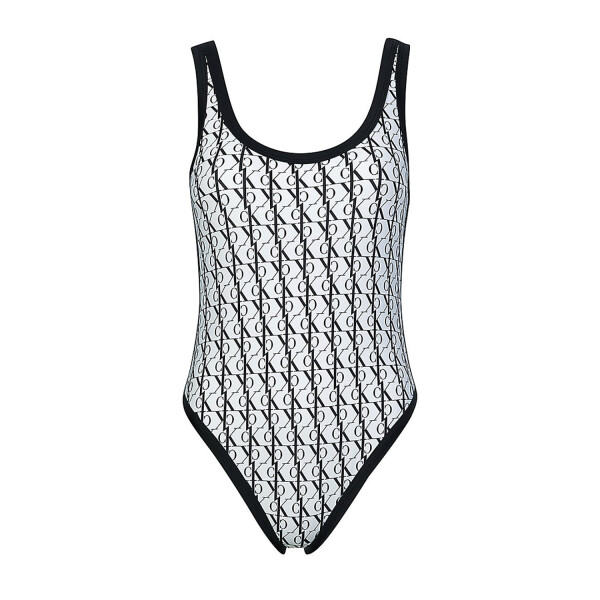 Dámske jednodielne plavky KW0KW01643-0K4 - Calvin Klein M