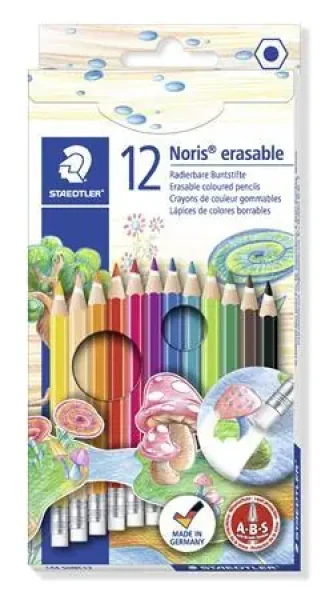 Staedtler Noris / Pastelky / vymazateľné / 24 ks / šesťhranné / PEFC drevo (144 50NC24)