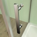 H K - Obdĺžnikový sprchovací kút MELODY D1 80x76 cm s jednokrídlovými dverami vrátane sprchovej vaničky z liateho mramoru SE-MELODYD18076/THOR-8076