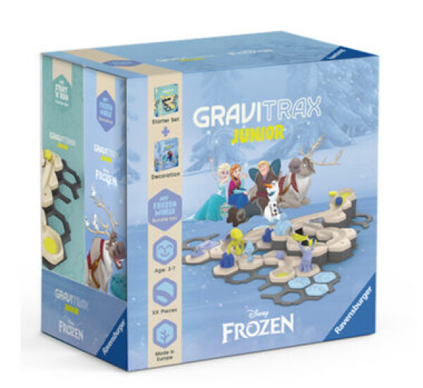 Ravensburger GraviTrax Junior Bundle: Štartovacia sada Štart + Disney: Ľadové Kráľovstvo