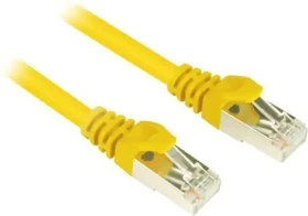 Sharkoon Cat.6 SFTP žltá / Patch kábel / RJ45 / 0,25 m (4044951014750)
