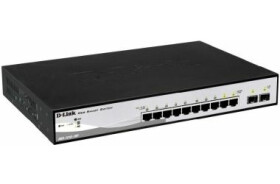 D-Link DGS-1210-10P / 10-port Gigabit PoE Smart Switch / 8x gigabit / 2x gigabit/SFP (DGS-1210-10P)